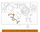 240403jc2a Nissan Oem Evaporator Harness