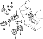 25080-0b000 Nissan 250800b000 Genuine Oem