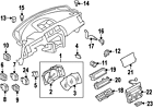 25391-1aa3b Nissan 253911aa3b Genuine Oem
