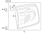 26550-5zu2a Nissan Genuine Oem Backup Lamp Assy