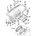 27500-9fd1d Nissan Genuine Oem Dash Control Unit