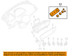 27500zf10b Nissan Oem 2005 Quest-dash Control Unit