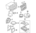 28060-1ak0b Nissan 280601ak0b Genuine Oem
