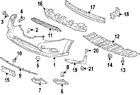 62030-6fl0a Nissan Genuine Oem Impact Bar