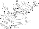 62032-9hs1a Nissan Genuine Oem Reinf Beam