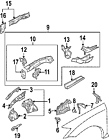 64131-ca000 Nissan 64131ca000 Genuine Oem