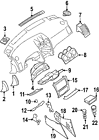 68260-9ha1a Nissan 682609ha1a Genuine Oem