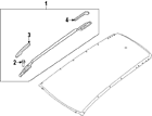 73821-6fk1a Nissan Genuine Oem Roof Rail 73821-6fk1a Nissan Genuine Oem Roof Rail