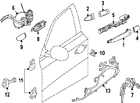 80640-3ta3a Nissan Genuine Oem Handle Outside