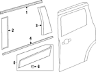 82291-1ja1d Nissan Genuine Oem Applique