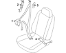 86842-9hs8b Nissan Genuine Oem Buckle
