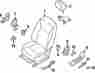 874683sa0a Nissan Genuine Oem Recline Lever
