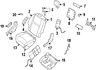 88417-3ja0a Nissan Genuine Oem Recline Lever