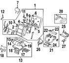 88418-7s000 Nissan 884187s000 Genuine Oem Recline 88418-7s000 Nissan 884187s000 Genuine Oem Recline