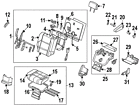 88418-zq00a Nissan Genuine Oem Recline Lever