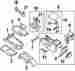 969109bl2c Nissan Genuine Oem Rear Console