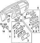 276608b400 Blower Switch Motor Genuine Nissan Oem