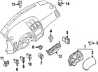 275003ts0a Control Dash Genuine Oem Nissan Unit