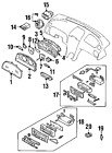 275005y701 Dash Control Unit Oem Nissan Genuine
