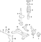 E4303-3yw1a Nissan Genuine Oem Strut