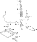 E6111-6ga0a Nissan Genuine Oem Strut