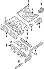 G55109dfma Genuine Nissan Sidemember Oem Assy