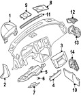682609n02a Genuine Trim Plate Oem Nissan
