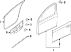 H0101-4afmb Nissan Genuine Oem Door Shell