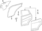 H210a-4cama Nissan Genuine Oem Door Shell