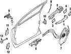 806404ba0b Handle Nissan Oem Genuine