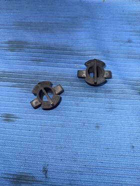 Infiniti 4962 03-08 Nissan 350z G35 Upper Radiator Mounting Bracket Set Pair Oem 21542-jk00a