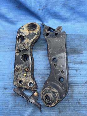 Infiniti 5231 03-07 Nissan 350z Rear Passenger And Driver Subframe Mount Stay Brace Oem G35