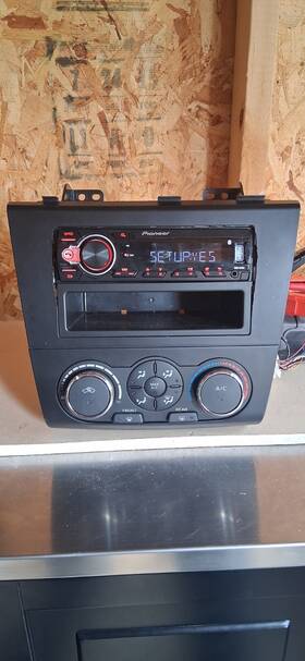 Nissan 27510 Ja200b Oem 07-13 Altima Ac Temp Control Switch With Aftmkt Stereo Unit Panel Plugs