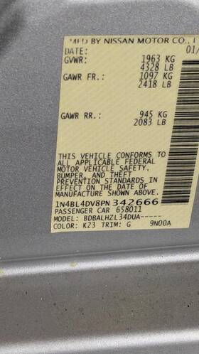 Nissan 277609hj0a Used A/c Temperature Control Module Fits 2023 Altima Ac Cont