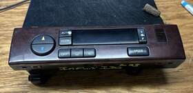 Nissan 2852551u00 96 97 Infiniti I30 Temp Control Heat Cluster Wood Grain Used Oem