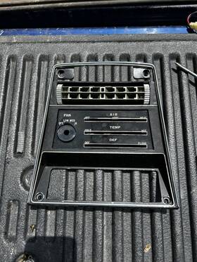 Nissan 73 240z Datsun / S30 Temperature Control Radio Bezel Trim Only