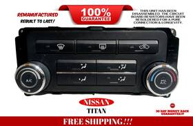 Nissan 8mbs017318 2008-2011 Titan Crew Cab A/c Heater Temperature Climate Control Module