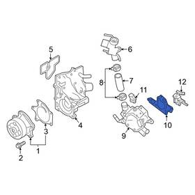 Nissan Oe 11062bv81a For Sentra 2017-2019 Hvac Heater Control Valve Gasket