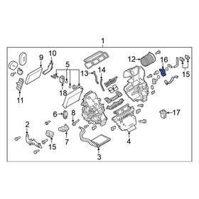 Nissan Oe 271554bu0a For Rogue Sport 2017-2022 Hvac Blend Door Link