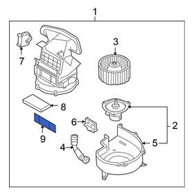 Nissan Oe 272768j000 For Altima 2002-2006 Hvac Mode Door