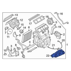 275107lf0a Nissan Oe Hvac Temperature Control Panel
