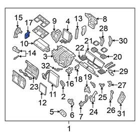 27731jn00a Nissan Oe For Altima 2010-2011 Right Hvac Blend Door Actuator