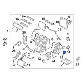 27731jn60a Nissan Oe For 350z 2003-2009 Hvac Floor Mode Door Actuator