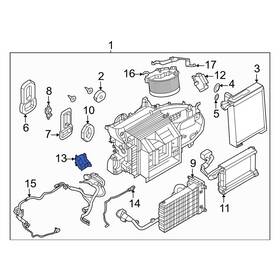 277325mp0a Nissan Oe Left Hvac Blend Door Actuator