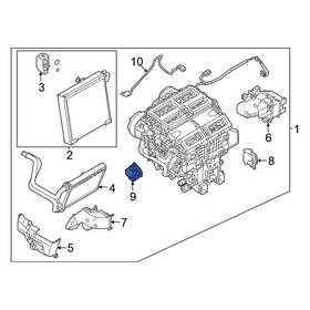 277326rf0a Nissan Oe For Pathfinder 22-24 Left Hvac Air Inlet Door Actuator