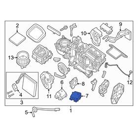 277329bu0a Nissan Oe For Frontier 22-24 Hvac Air Adjustment Control Motor