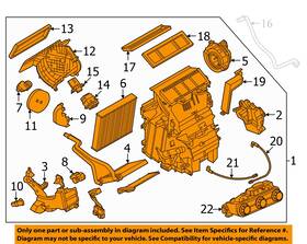 Nissan Oem 272107lf0a 2025 Kicks Evaporator Heater Components-ac Assy