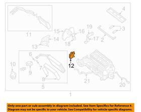 277421la0a Nissan Oem 11-24 Altima Evaporator Heater Components-actuator