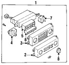 276600b000 Oem Motor Switch Nissan Genuine Blower