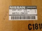 68751-zb010 Ventilator Nissan 2005 Lh Assy-center Side Oem Driver Altima 2004